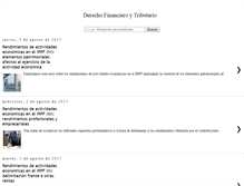 Tablet Screenshot of derechofinancierotributario.com